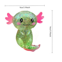 Load image into Gallery viewer, Colorful Salamander Maltose Fidgets Toys Squishy Malt Sugar Stretchy Axolotl Fun Squeeze Birthday Supplies Anti-Anxiety Gift
