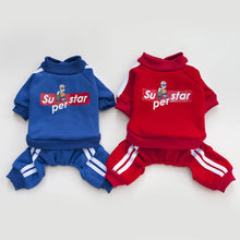 Load image into Gallery viewer, Pet Clothes for Dogs and Cats 4-Leg Hoodie Coat Pet Vest Puppy Clothes Print Design Apparel 5 Sizes Dog Clothes Dog Accessories
