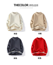 Load image into Gallery viewer, Men Casual Comfortable Warm Sweaters men round neck  Solid knitwear Men's High-Quality Fashion Trend Sweater 2025 Autumn/Winter
