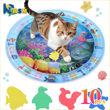 Load image into Gallery viewer, Water Sensory Play Mat Thickened Inflatable Water Mat For Cat And Dog Pet Playmat With Fish Sea Ocean Theme Sensory Toy Water

