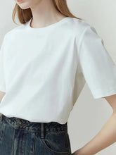 Load image into Gallery viewer, Essential Cotton Summer Basic Tee
