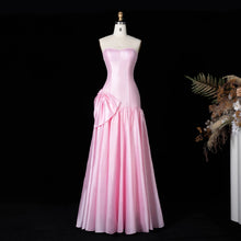 Load image into Gallery viewer, Sharon Said Women' s Elegant Evening Party Dress with Gloves 2026 Simple Wedding Birthday Prom Gowns with Bow SF167 Customized
