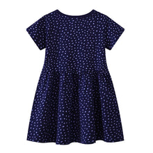 Load image into Gallery viewer, Dinosaur Embroidered Summer Girls Dress
