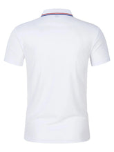 Load image into Gallery viewer, 2025 Hot Sale Men's Summer Casual Breathable Comfortable Polo Shirt Men's Solid Color High Quality Short Sleeve T-Shirt
