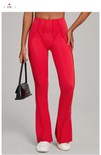 Load image into Gallery viewer, Gym Workout Women's Wide-Leg Tight-Fitting Hip-Lifting Yoga Flared Pants Dance High-Waist Flared Casual Outdoors Sports Trousers
