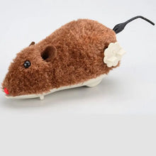 Load image into Gallery viewer, 1Pc Funny Lifelike Plush Mouse Running Rat Toy for Cats Dogs Tail Mouse Pets Kids Random Color
