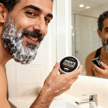 Load image into Gallery viewer, Men's Shaving Soap, Containing Mint Extract and Olive Fruit Oil. The Foam Is Thick and Fine, Making It Easy to Soften the Base of the Beard, Reducing Resistance during Shaving, and Making the Shave Smoother and Sharper.
