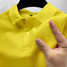Load image into Gallery viewer, 2025 Hot Sale Men's Summer Casual Breathable Comfortable Polo Shirt Men's Solid Color High Quality Short Sleeve T-Shirt ﻿
