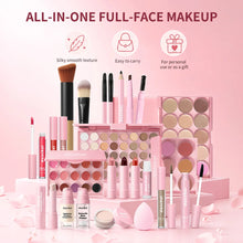 Load image into Gallery viewer, All In One Makeup Set Gathering All Cosmetic Including Base Makeup, Concealer, Contour ,Powder Blusher, Eyebrow Eye, Lip Makeup
