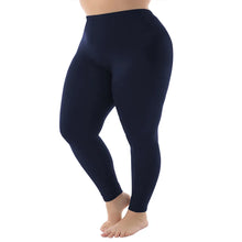 Load image into Gallery viewer, 1XL-5XL Womens Leggings High Elastic Solid Color Nine Points Trousers Up To 300 Lbs
