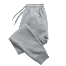 Load image into Gallery viewer, Men's Athletic Trainning Joggers Casual Loose Fit Sweatpants Spring Fall Fleece Lined Pants Elastic Waist Drawstring Trousers

