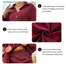 Load image into Gallery viewer, Cotton Button Down Pajama Set
