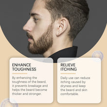 Load image into Gallery viewer, Men Beard Care Oil Moisturizing Growth Shine Soften Beard Strengthen Roots Hair Thicker Styling Care Beard Growing Essential Oil
