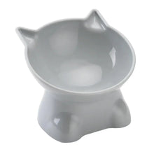 Load image into Gallery viewer, Pet Bowl Large Capacity Cats Bowls Oblique Mouth Cute Cartoon Cat Shape Cat Dog Food Dispenser Pet Feeder Pets Supplies
