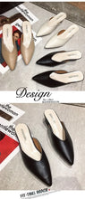 Load image into Gallery viewer, Women High Heels Slippers  Baotou Women Shoes Sexy Pointed Toe Chunky Heels Mules Outdoor Walking Slides Chaussure Femme 2024
