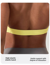 Load image into Gallery viewer, Strappy Bra for Women Open Back Halter Sports Bra Light Support Gym Crop Top Seamless Workout Yoga Top Bra Padded Bras
