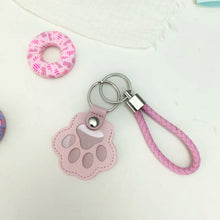 Load image into Gallery viewer, PU Leather Pet Hair Storage Bag Multi-Functional Portable Keychain Pet Memorial Keychain Keepsake Hair Storage for Pet Lovers
