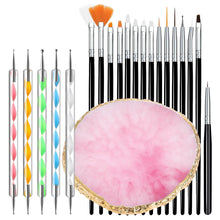 Load image into Gallery viewer, Nail Art Palette Brush Design Tip Painting Drawing Display Carving Dotting Pen Acrylic Gel UV Polish DIY Manicure Set Tools
