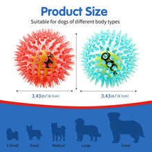 Load image into Gallery viewer, Pet dog toy, rubber tennis ball, prick ball, squeaking, grinding teeth, relieving boredom, accompanying various dogs of all size
