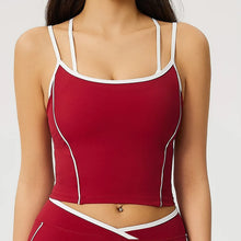 Load image into Gallery viewer, Breathable Sports Bra Women Shockproof Fitness Tops Push Up Gym Crop Top Brassiere Sport Bras Gym Workout Top Running Yoga Bra
