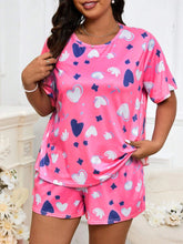 Load image into Gallery viewer, Plus Size Printed Pajama Set
