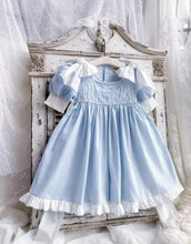 Load image into Gallery viewer, Embroidered Bow Princess Girls Dress
