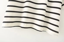 Load image into Gallery viewer, Striped Cotton Summer Tee Women
