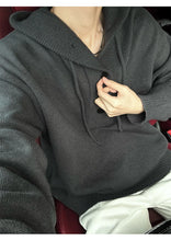 Load image into Gallery viewer, New Autumn Winter Sweaters for Men Loose Trendy Brand Hooded Pullover Sweaters
