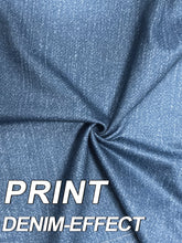 Load image into Gallery viewer, Women's Imitation Denim Flared Jeans, High Waist Stretchy Leggings Booty Lifting Casual Pants Trousers for Casual Streetwear

