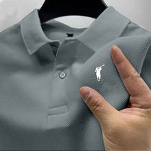Load image into Gallery viewer, Golf Polo Shirt Men's Business Polo Collar Half Sleeved Top New Summer Casual Short Sleeved T-shirt for Men An
