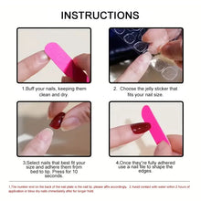 Load image into Gallery viewer, 30pcs False Nails Unique Trendy Short “bean-shaped” Nails with A Press-on Design High-quality Nails Perfect As A Gift for Girls
