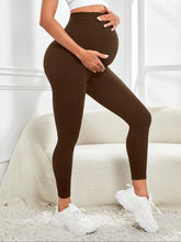 Load image into Gallery viewer, Maternity Leggings Over TheBelly Buttery Soft Pregnancy Workout Pants High Waisted Maternity Activewear for Women

