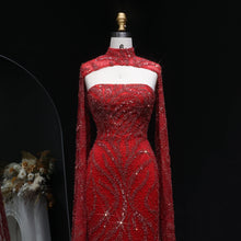 Load image into Gallery viewer, Sharon Said 2026 Luxury Evening Party Gowns Women' s Wedding Prom Dresses with Flowing Sleeves Elegant Mermaid SS663 Customized
