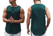 Load image into Gallery viewer, Summer Tank Top Mens Gym Fitness Training Clothing Quick Dry Silm Fit Bodybuilding Sleeveless Shirts Men Fashion Basketball Vest
