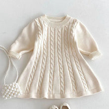 Load image into Gallery viewer, Knitted Princess Party Girls Dress
