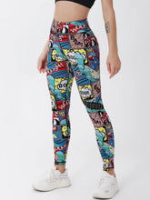 Load image into Gallery viewer, High Waist Leggings Push Up Game BOOM Cartoon Print Leggins Sport Women Running Gym Pants Energy Leggings Girl Leggins
