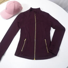 Load image into Gallery viewer, Women's Yoga Set Stand Collar Zip Jacket, Slim Fit Long Sleeve Sports Fitness Yoga Wear
