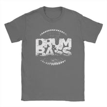 Load image into Gallery viewer, Drum And Bass T-Shirts for Men  Funny Pure Cotton Tee Shirt Round Neck Short Sleeve T Shirt Plus Size Tops
