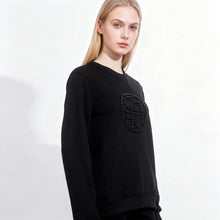 Load image into Gallery viewer, Beaded Casual Pullover Sweatshirt Women
