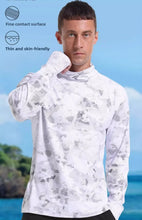 Load image into Gallery viewer, Hooded Design Fishing Shirt Summer Mask Lightweight Material Hooded Fishing Clothes Performance Fabric Outdoor Hoodie
