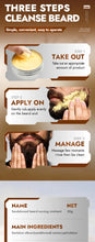 Load image into Gallery viewer, Men's Sandalwood Beard Care Balm Tame Unruly Hairs, Deeply Cleanse &amp; Moisturize Dry Beards, Promote Healthie Thicker Facial Hair
