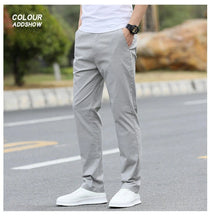 Load image into Gallery viewer, Men's High-Quality Chinos -Cotton Casual Trousers - Breathable Straight Pants (Sizes W28-w40)
