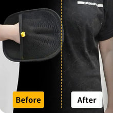 Load image into Gallery viewer, Static Pet Hair Removal Gloves - Grooming &amp; Deshedding Gloves for Dogs Cats - Works on Sofa Carpet Clothes - Multi-Surface Brush
