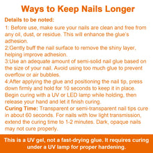 Load image into Gallery viewer, Nail Tips Glue Gel Strong Adhesive Nail Glue For False Nail Tips And Press On Nails DIY Rhinestone And Resin Gem For Nail Art
