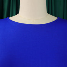 Load image into Gallery viewer, Elegant O-Neck Sheath Midi Dress
