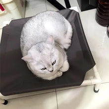 Load image into Gallery viewer, Pet Camping Bed Elevated Bed for Dogs Folding Puppy Camping Bed Cat House Portable Removable Washable Puppy Beds Dog Hammock
