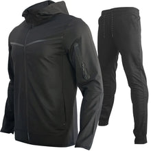 Load image into Gallery viewer, Luxury Brand Men Tracksuits 2-piece Set Black Sports Suit Tracksuits Jogging Men's Clothing Sweatpants Zip Sweatshirts Techwear

