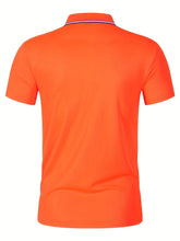 Load image into Gallery viewer, 2025 Hot Sale Men's Summer Casual Breathable Comfortable Polo Shirt Men's Solid Color High Quality Short Sleeve T-Shirt
