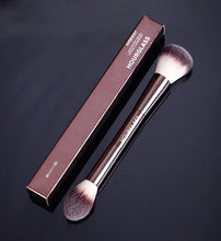 Load image into Gallery viewer, Makeup brush, powder brush, blush brush, loose powder brush, exquisite professional metal handle, double-head design, with box
