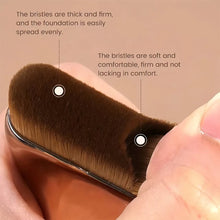 Load image into Gallery viewer, Professiona Makeup Brush, Curved Soft Bristle Foundation Brush for Even Application, Travel-Friendly
